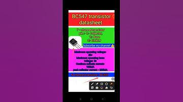 bc547 and bc557 transistor datasheet #transistor #bc547 #datasheet
