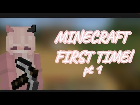 i played Minecraft for the first time in mobile survival! //pt 1 - YouTube
