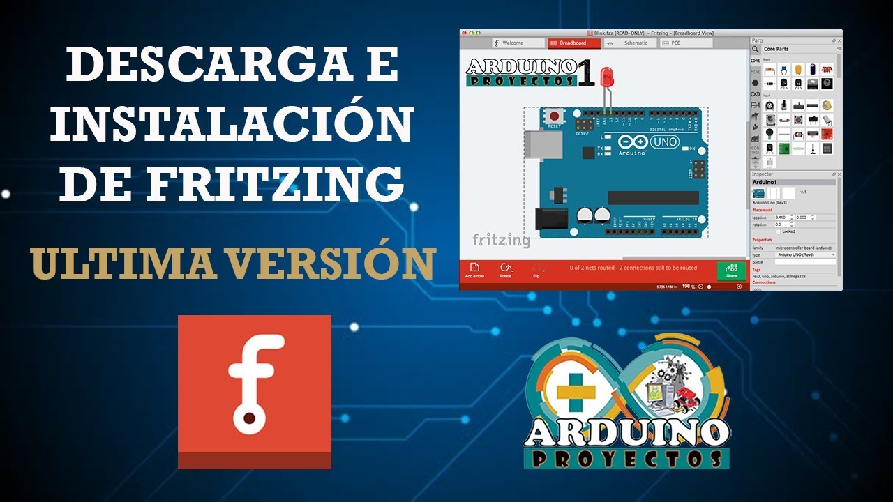 Descargar e instalar Fritzing - Ultima versión - YouTube