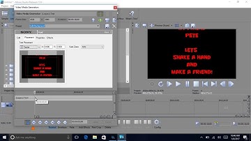 Sony Movie Studio (Platinum/Suite) - How to Add Scrolling Text and Titles