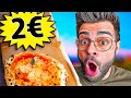 2 euro pour manger en 24h  la pizza est dingue