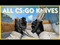 All Knives in CSGO | 2020 (Default Knives w/Animations)