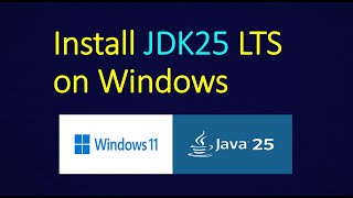 Install JDK25 LTS #java #jdk #installation  #javainstallation  #windows11 #lts #javaforbeginners