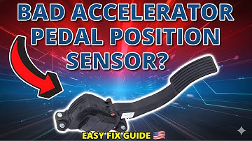 Symptomen van een defecte gaspedaalpositiesensor