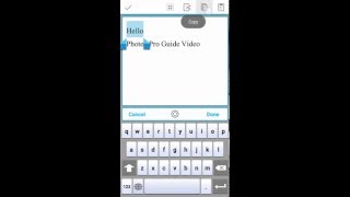 How to copy and Past Text on Photexpro screenshot 3