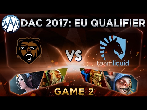B)ears vs Liquid Game 2 - DAC 2017 Europe Qualifier: Playoffs - @LyricalDota &amp; @BTSGoDz