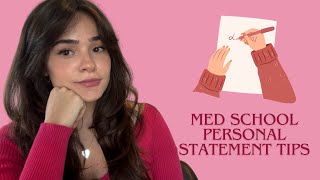 How to Write the Medical School Personal Statement // Tips and Advice