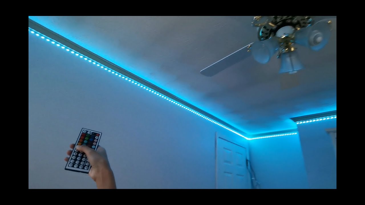 1 Day Diy Led Strip Light Installation Youtube