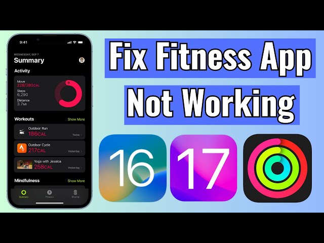 Fix Fitness App Not Working On Iphone