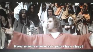 Jesus Christ sermon on the mount with English Subtitles.