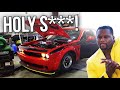 Nitrous Dodge Demon destroys the DYNO! *LOUD*