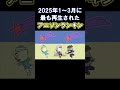 2025年1～3月で最も再生されたアニソン 🎶ランキン🏅TOP30✨ｲｯﾃﾐﾖー٩( ‘ω’ )و