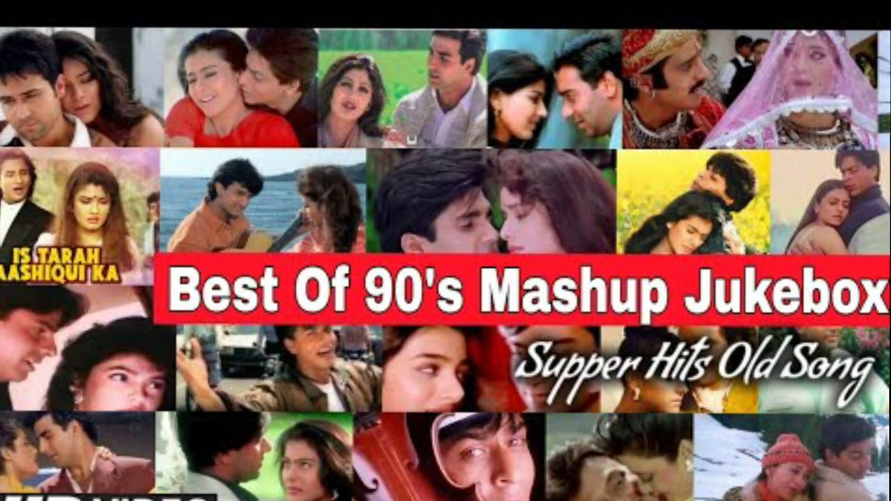 Best of 90s Mashup Jukebox   Super Hit Old Songs  Bollywood Evergreen song