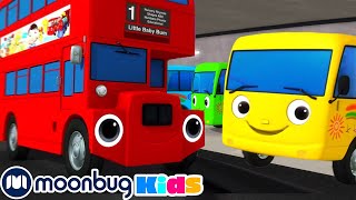 Learn numbers with 10 Little Buses | Wheels On The Bus | Activities for Kids | Nursery Rhymes