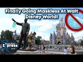 NO MORE MASKS AT WALT DISNEY WORLD?! First Day Of New Face Mask Rules At The Magic Kingdom!