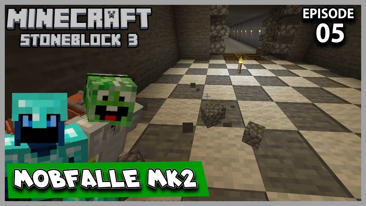 Die Mobfalle wird Spinnensicher #05 💎 Minecraft Stoneblock 3 ⛏️ Lets ...