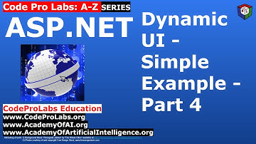 ASP.NET - Dynamic UI - Simple Example - Part 4