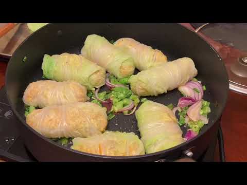 वीडियो: मछली के साथ भरवां गोभी के रोल कैसे पकाएं