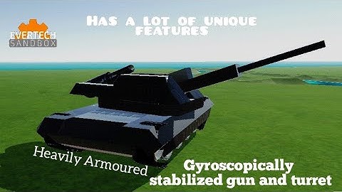 Small Heavily Armoured Tank | Evertech Sandbox