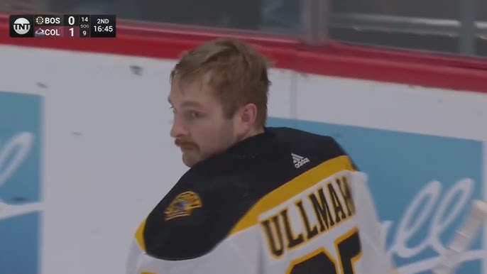 With Swayman back in the minors, Ullmark hugged himself post-win