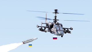 Russian Alligator KA-52 attack Helicopter Destroyed by Fire | Downed by a direct shot from Manpads