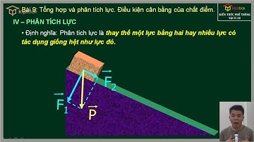 Bài 9: Tổng hợp và phân tích lực. Điều kiện cân bằng của chất điểm - Vật Lý 10