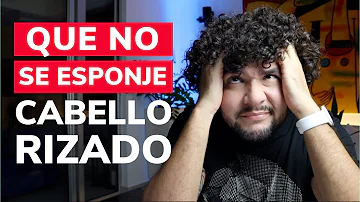 ¿Cómo hacer para que no se esponje el cabello rizado?