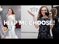 Come Engagement Dress Shopping with Me! Help Me Choose | Amanda Asad