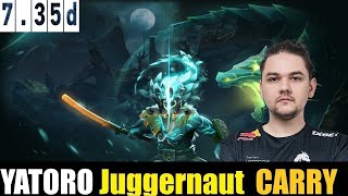 🤯YATORO  [Juggernaut] HC 7.35D - DOTA 2 HIGHEST MMR MATCH#dota2  #dota2gameplay  #yatoro