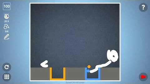 Check out how I solved level 100 in Brain It On! #BrainItOn