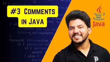 #3  Comments in Java | By Course Paperz Academy | In Telugu