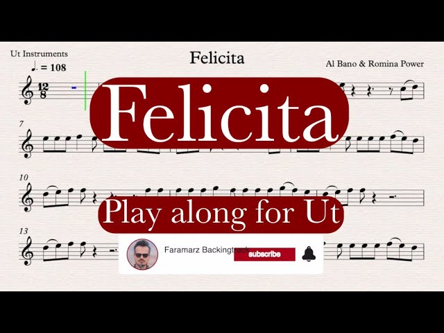 Felicita - Al Bano & Romina Power | Play along for Ut Instruments class=