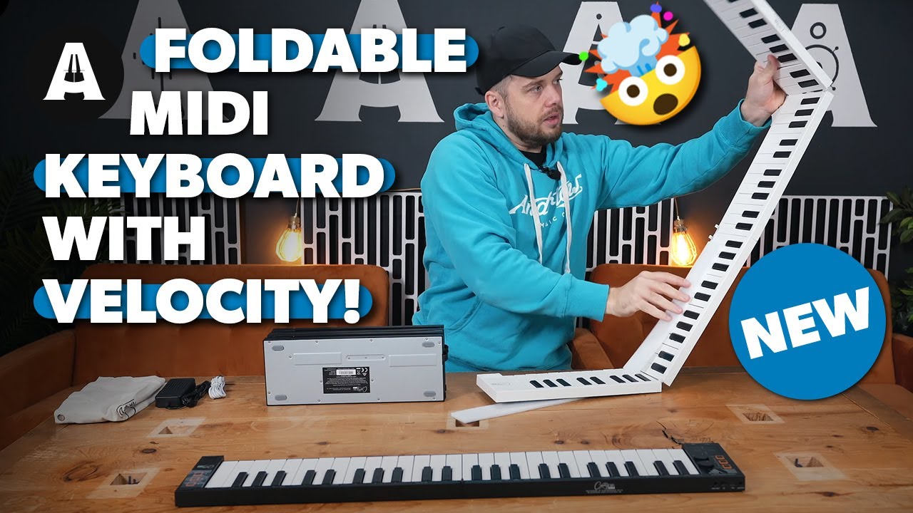 Folding Pianos Are So Much Better Now! - Carry-On Keyboards! 