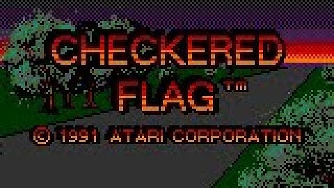 Checkered Flag - Atari Lynx - Velociraptor Gaming