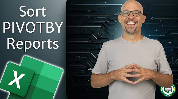 Excel How To Sort PIVOTBY Reports Descending by Amount
