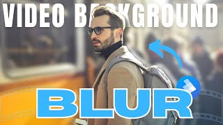 How to Blur Video Background with AI | AVCLabs Video Blur AI screenshot 5
