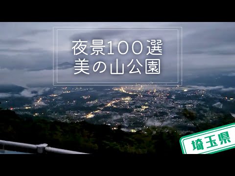 【埼玉県】【夜景100選】トワイライトタイムも魅力「美の山公園」