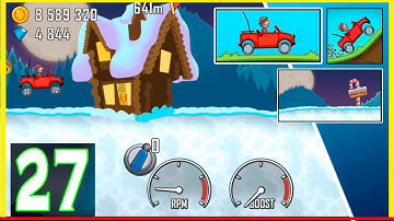 Hill Climb Racing - Hill Climber in Northpole - Gameplay Walkthrough Part 27 - (Android,iOS)