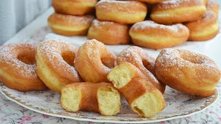 Пышные пончики на дрожжевом тесте | Lush donuts on yeast dough