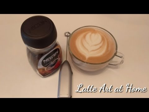 Latte Art at Home ||Nescafe Classic