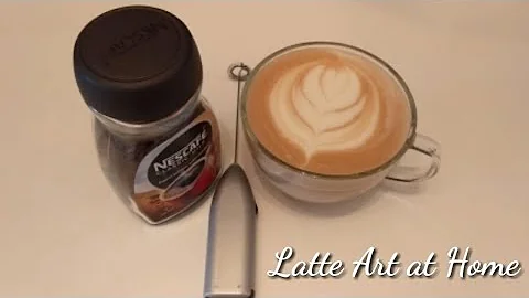 Latte Art at Home ||Nescafe Classic