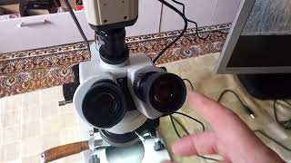 Камера (не дорогая) к микроскопу уровня МБС-10 для визуального контроля заточки малоинформативна!!!