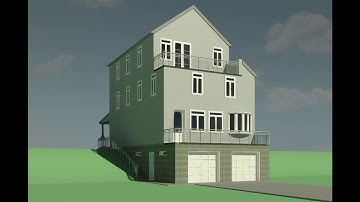 Amazing Custom Home Design Time Lapse - Revit 3D Architecture