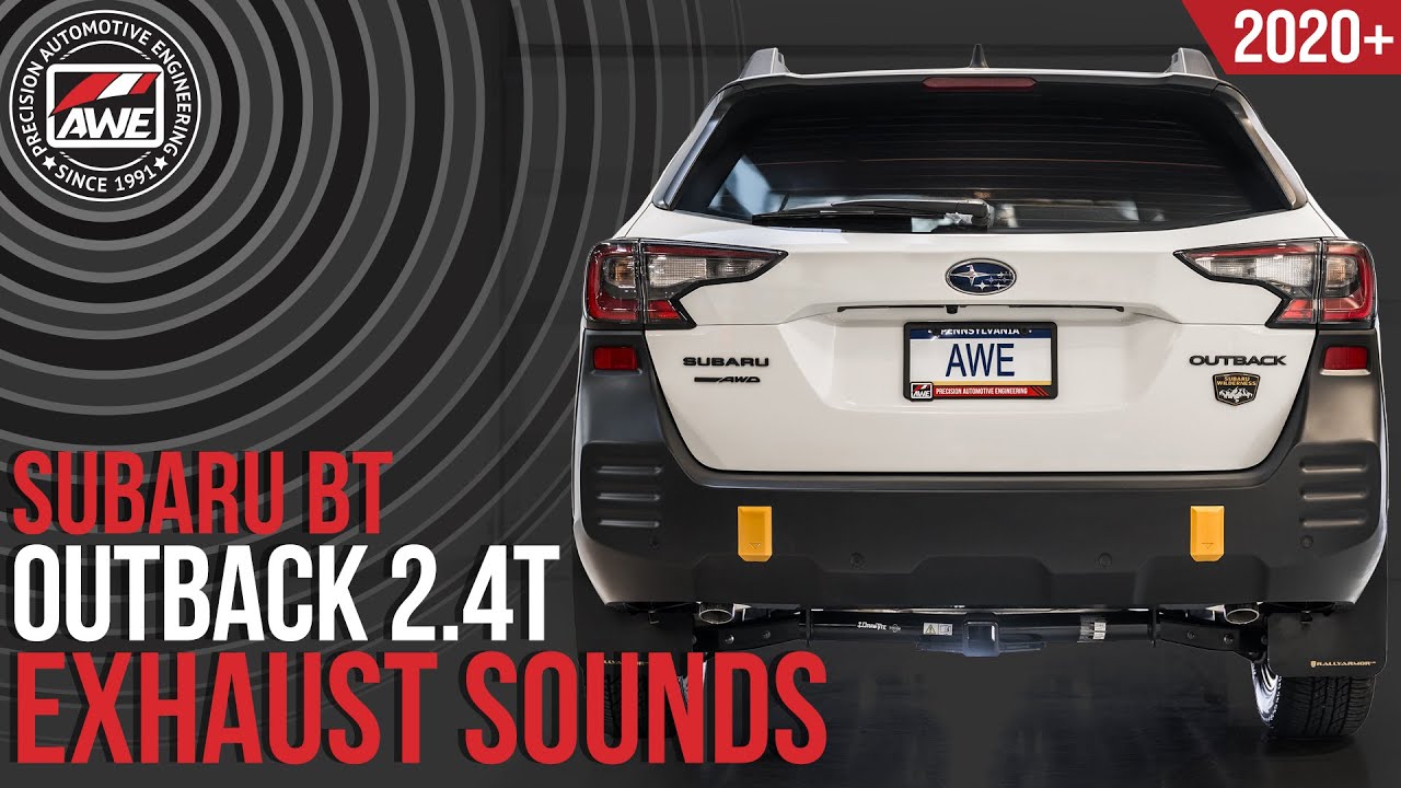 AWE Catback Exhaust w/Dual BashGuards Subaru Outback (Wilderness & XT) 2020-2025| 3015-38246