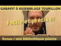 COMMENT FABRIQUER UN GABARIT DE PERCAGE POUR ASSEMBLAGE TOURILLON MONTAGE ET POSE D UNE BIBLIOTHEQUE