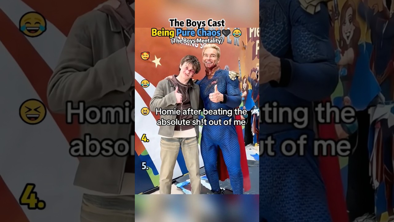 Funniest The Boys Cast Mentality🖤 🤣 #theboys #homelander #funny #fyp #antonystarr #theboysseason5