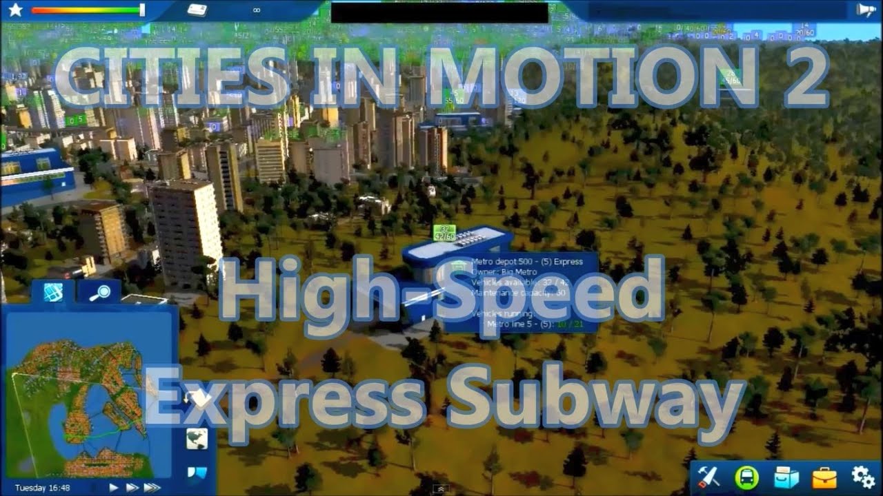 Cities In Motion 2 ►High-Speed Express Subway!◀