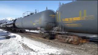 Banff Freight train March 2024