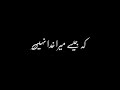 Urdu new black screen status Urdu poetry black screen murshad shayari black screen status