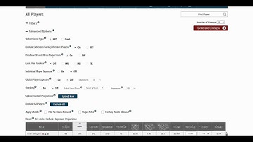 NFL Lineup Optimizer